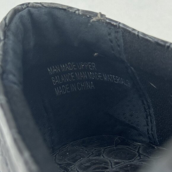 BOC Born Concept Womens Size 7 Gray Croc Faux Leather Peggy Slip On Clogs Shoes - Picture 10 of 15